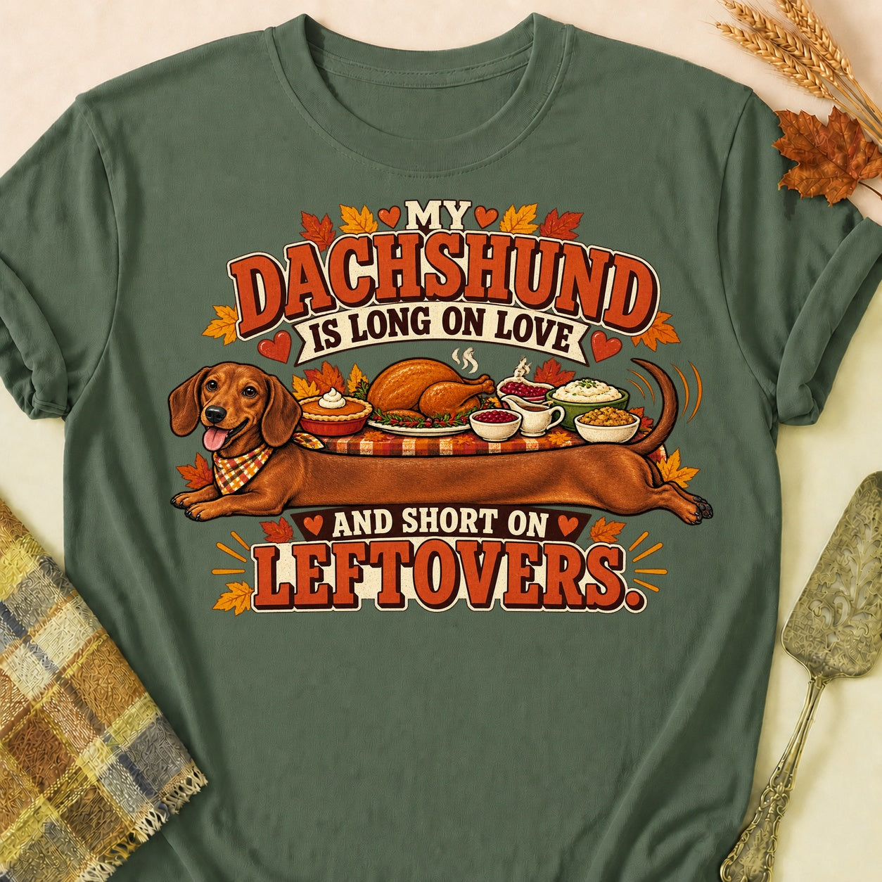 Long On Love T-shirt - Military Green - Brooke & Belle