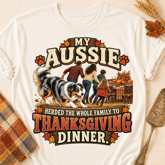 Herded The Family T-shirt - Natural - Brooke & Belle