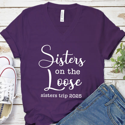 Sisters On The Loose 2025 Edition V-neck