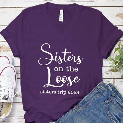 Sisters On The Loose 2024 Edition V-neck