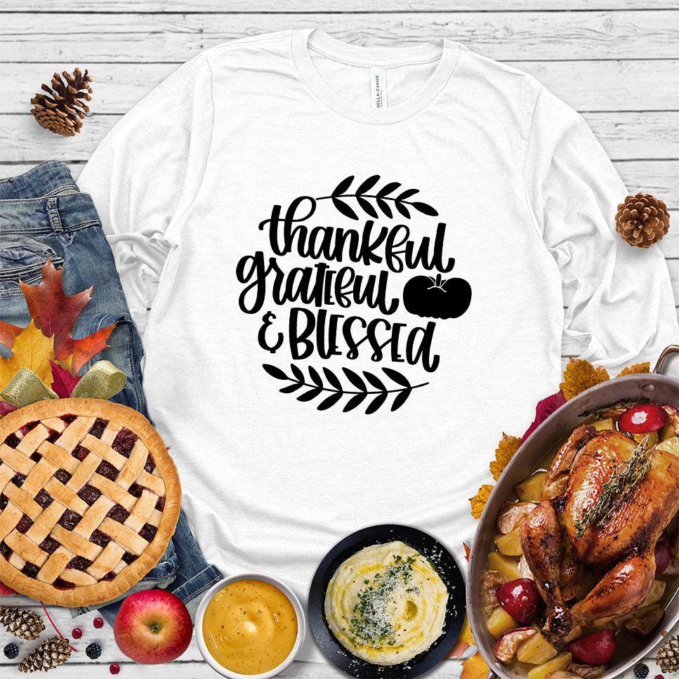 Thankful Grateful Blessed Version 2 Long Sleeves - Brooke & Belle