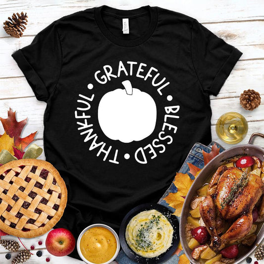 Thankful Grateful Blessed Version 3 T-Shirt - Brooke & Belle