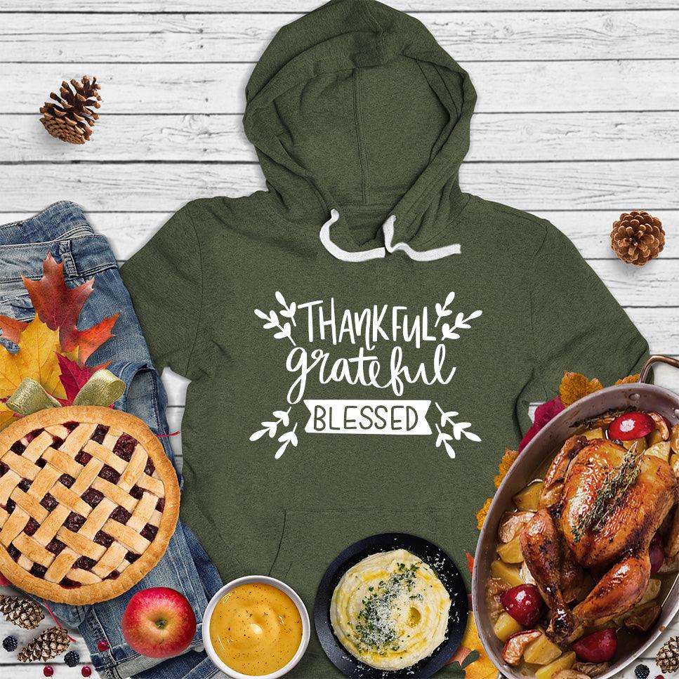 Thankful Grateful Blessed Hoodie - Brooke & Belle