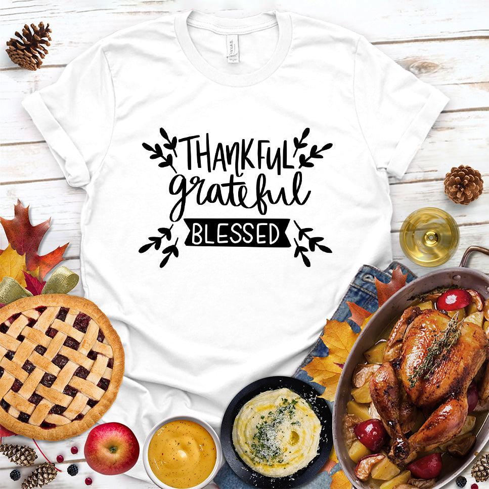 Thankful Grateful Blessed T-Shirt - Brooke & Belle