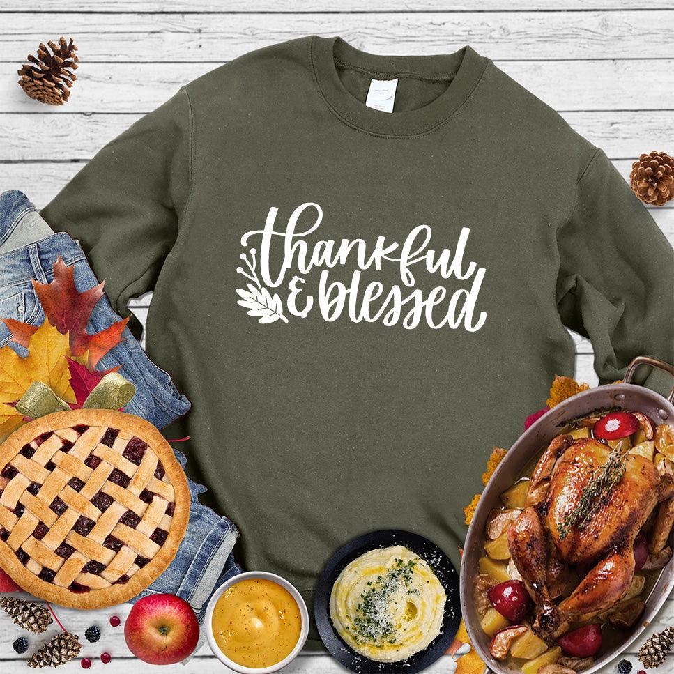 Thankful & Blessed Sweatshirt - Brooke & Belle