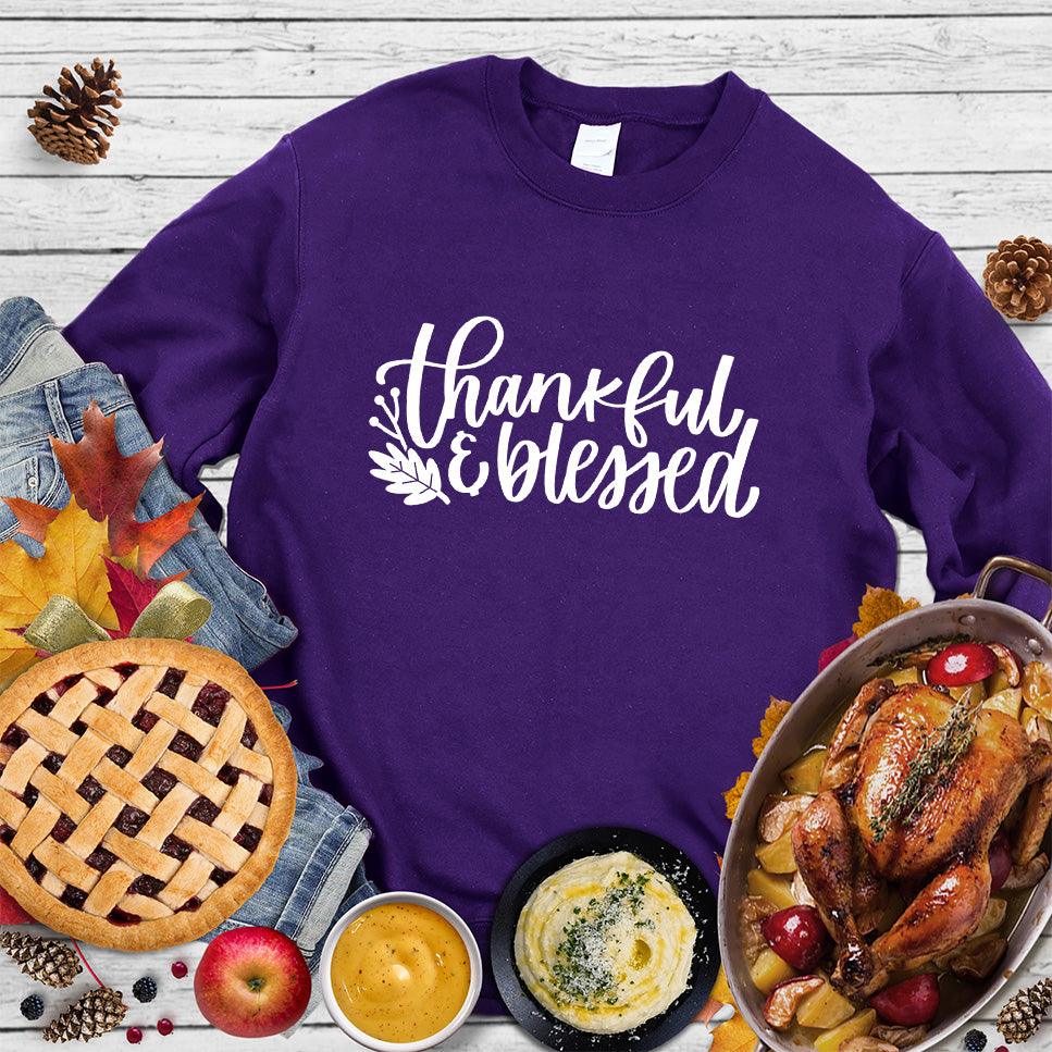 Thankful & Blessed Sweatshirt - Brooke & Belle