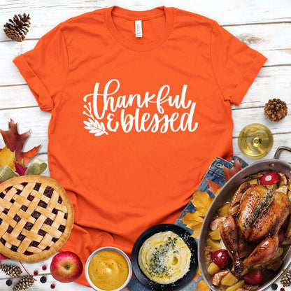 Thankful & Blessed T-Shirt - Brooke & Belle