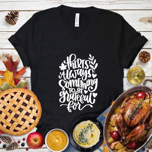 There's Always Something To Be Grateful For V-Neck - Brooke & Belle