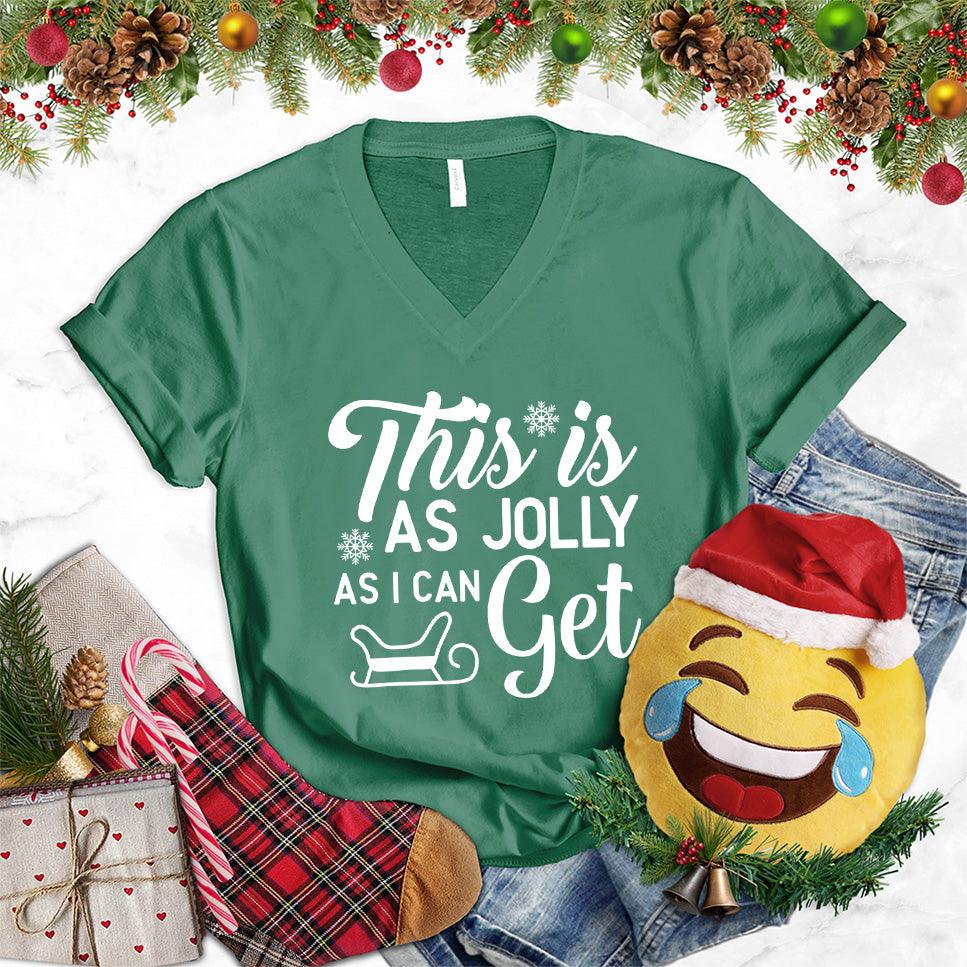 This Is As Jolly As I Can Get V-Neck - Brooke & Belle