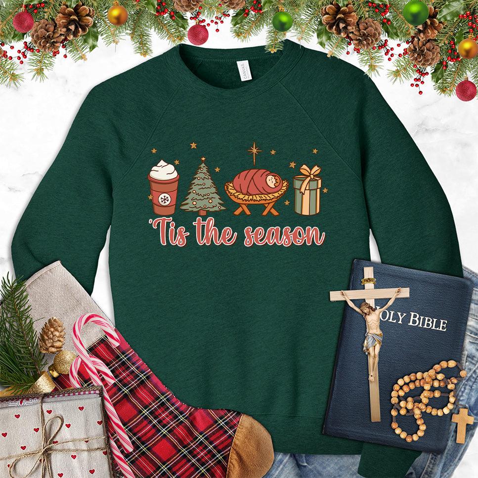 Tis The Season Christmas Colored Edition Sweatshirt - Brooke & Belle