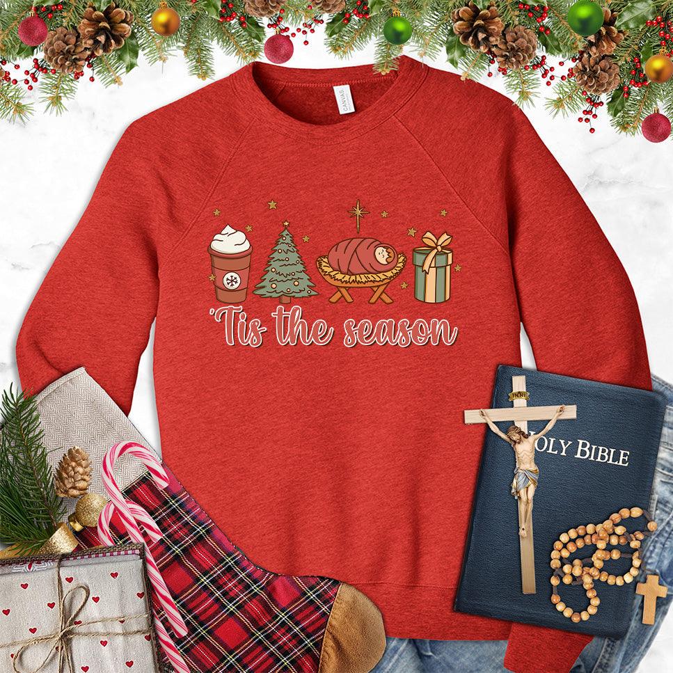 Tis The Season Christmas Colored Edition Sweatshirt - Brooke & Belle