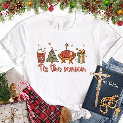 Tis The Season Christmas Colored Edition T-Shirt - Brooke & Belle