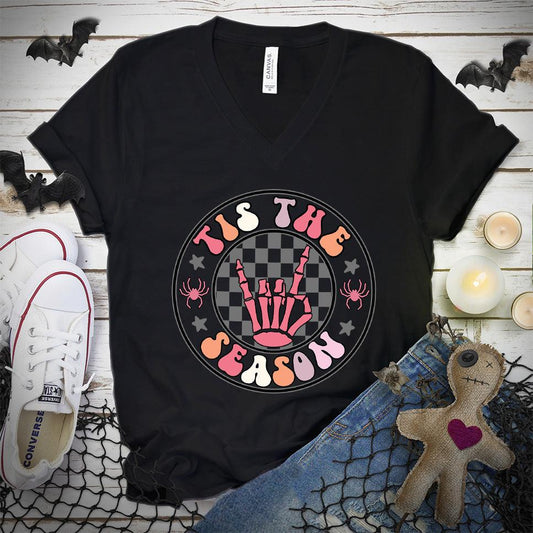 Tis The Season Halloween Colored Edition V-Neck - Brooke & Belle
