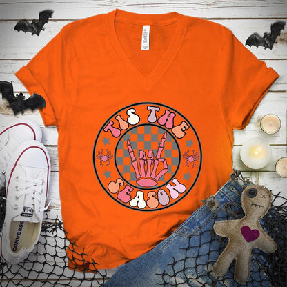 Tis The Season Halloween Colored Edition V-Neck - Brooke & Belle