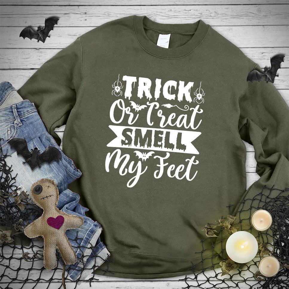 Trick Or Treat Smell My Feet Sweatshirt - Brooke & Belle