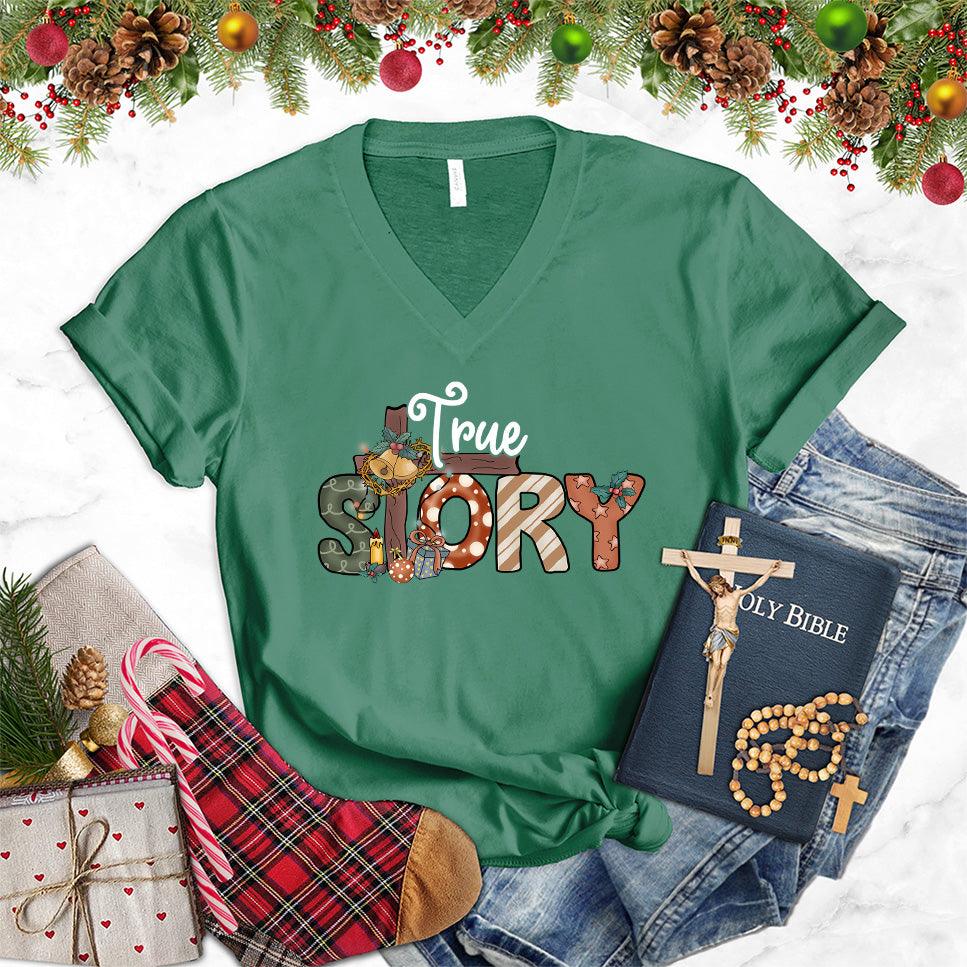 True Story Colored Edition V-Neck - Brooke & Belle