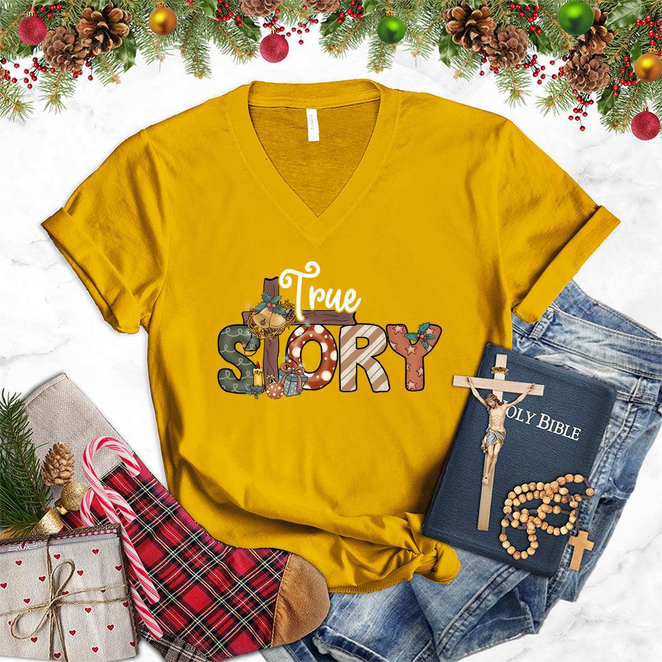 True Story Colored Edition V-Neck - Brooke & Belle
