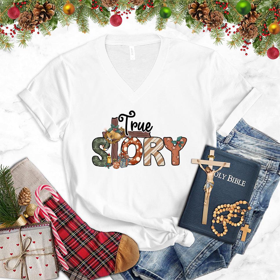 True Story Colored Edition V-Neck - Brooke & Belle