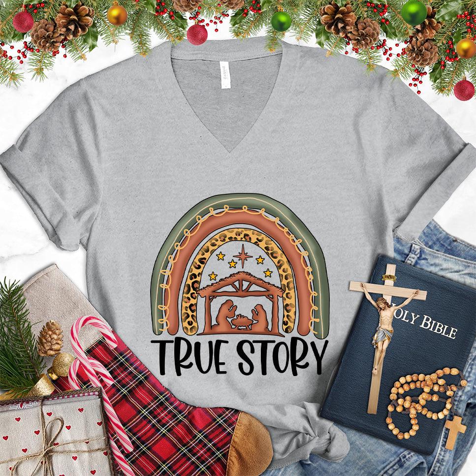 True Story Version 2 Colored Edition V-Neck - Brooke & Belle