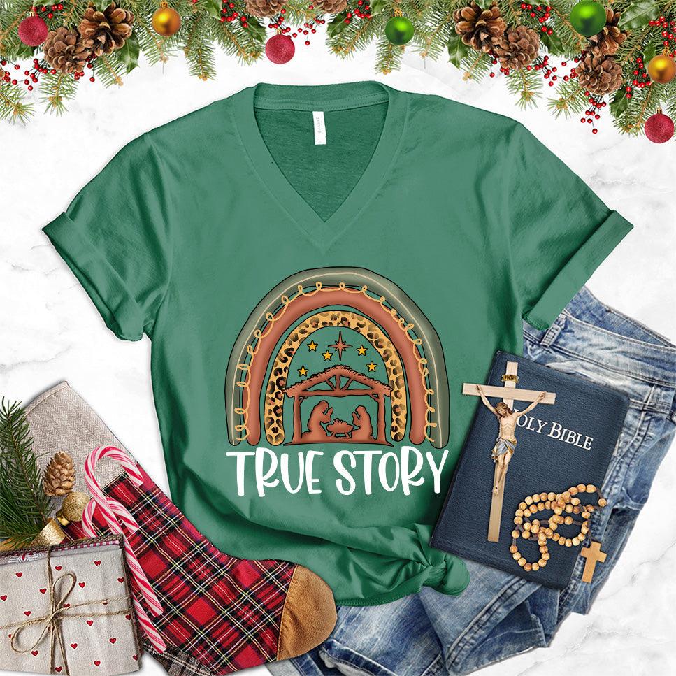 True Story Version 2 Colored Edition V-Neck - Brooke & Belle