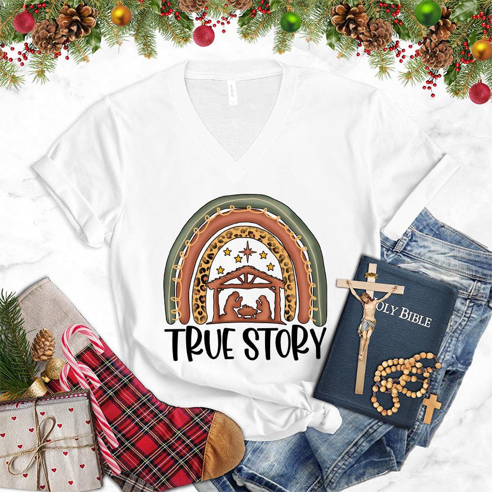 True Story Version 2 Colored Edition V-Neck - Brooke & Belle