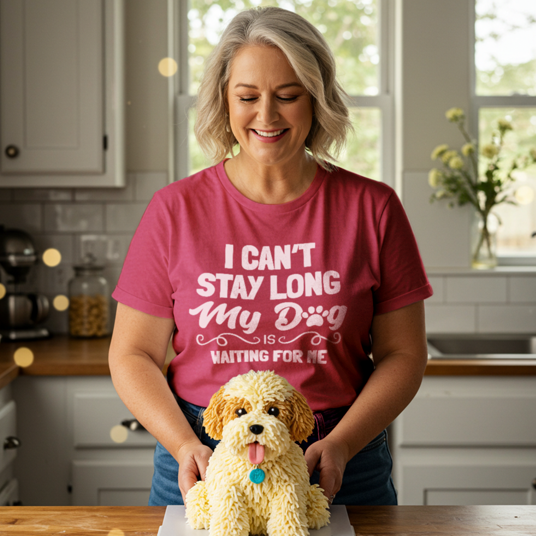 I Can’t Stay Long My Dog Is Waiting For Me T-Shirt