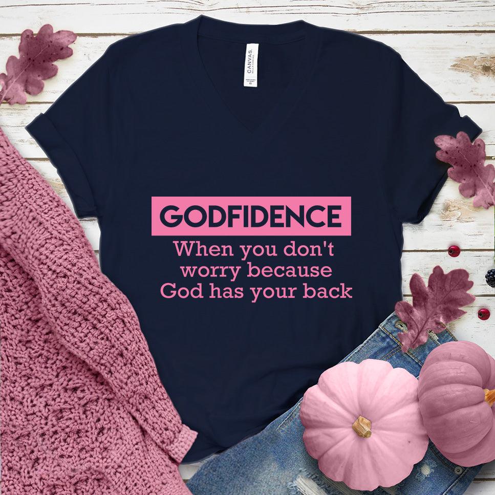 Godfidence Version 2 V-Neck Pink Edition