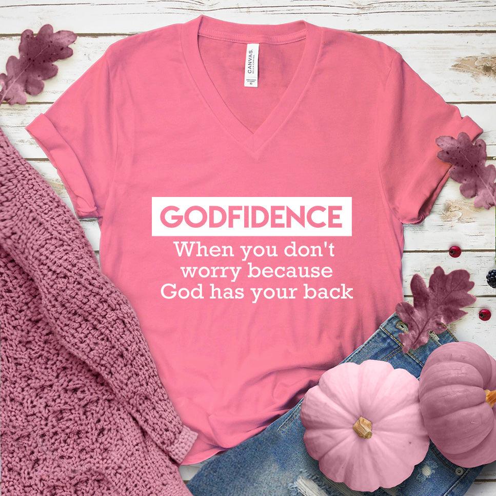 Godfidence Version 2 V-Neck Pink Edition