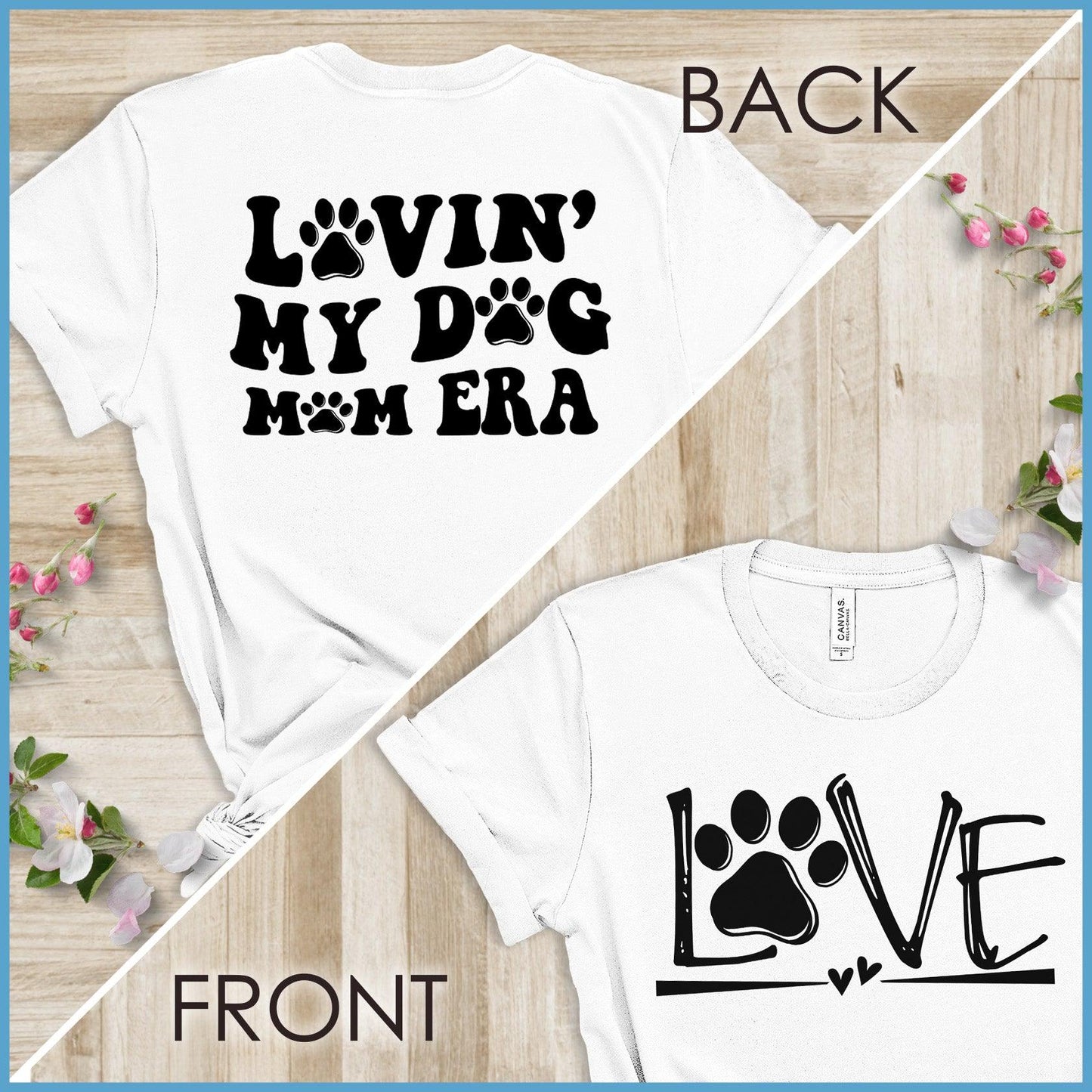 Lovin' My Dog Mom Era, Dog Love - Wavy T-Shirt Version 3