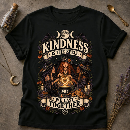 Cast Together T-shirt - Black - Brooke & Belle