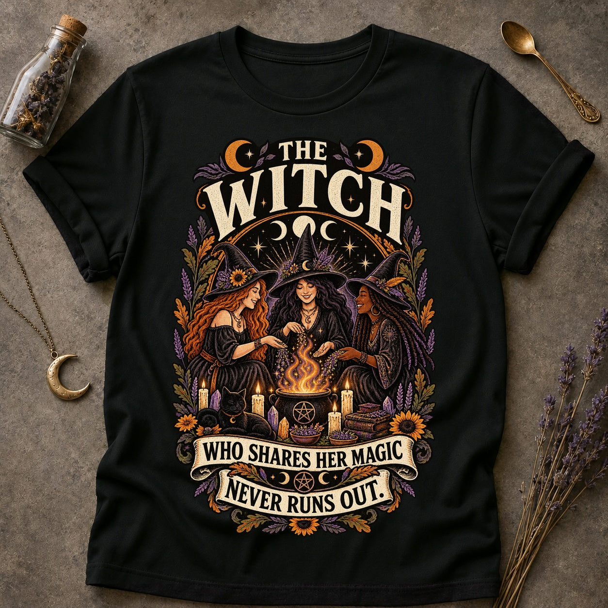 Never Runs Out T-shirt - Black - Brooke & Belle