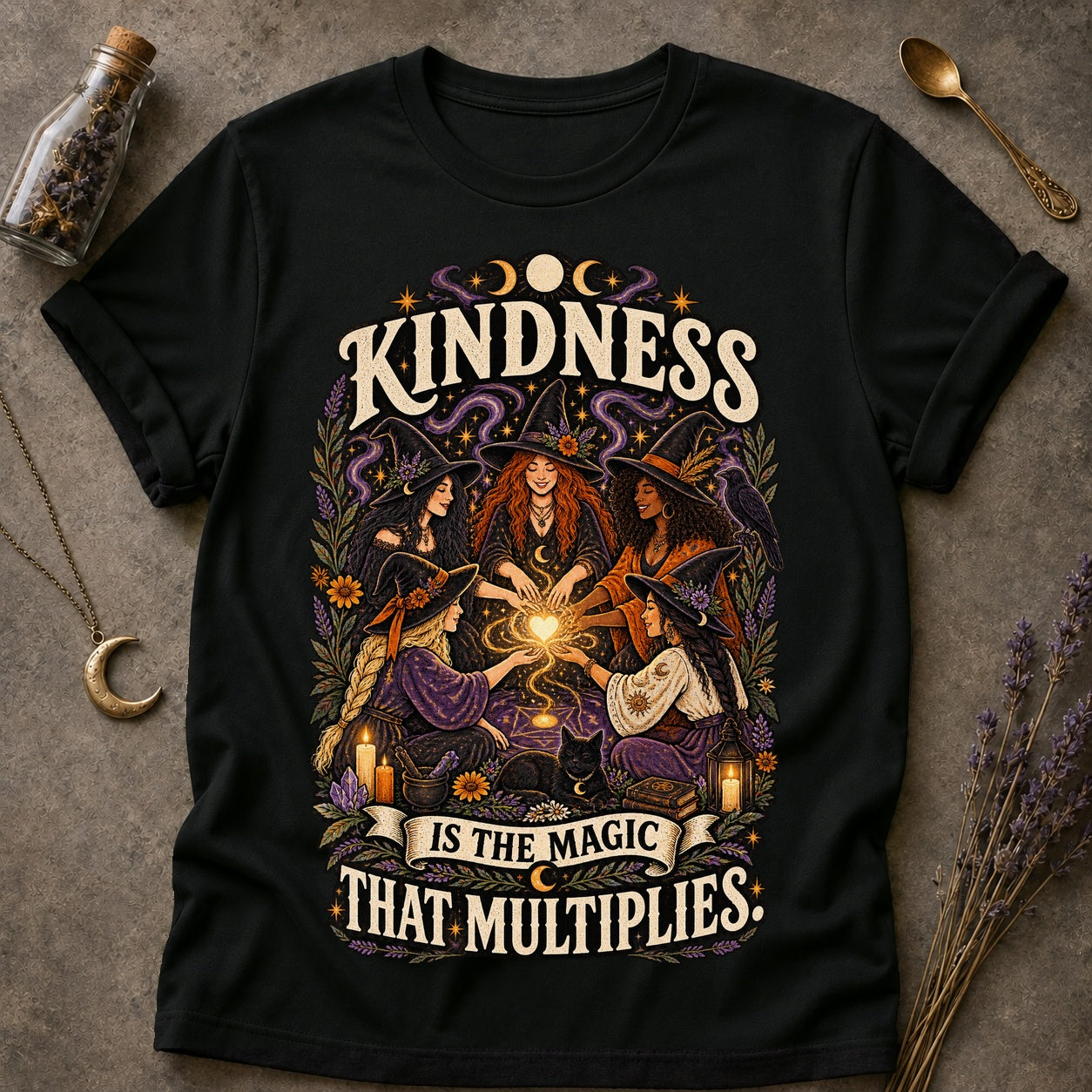 Magic That Multiplies T-shirt - Black - Brooke & Belle