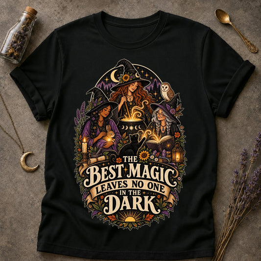No One In The Dark T-shirt - Black - Brooke & Belle