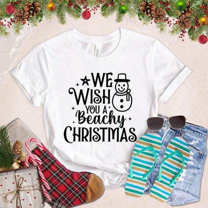 We Wish You A Beachy Christmas T-Shirt - Brooke & Belle