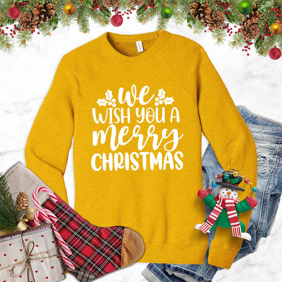 We Wish You A Merry Christmas Sweatshirt - Brooke & Belle