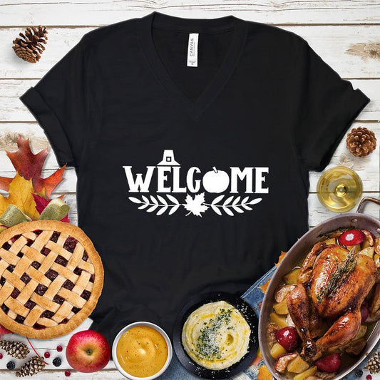 Welcome Fall V-Neck - Brooke & Belle