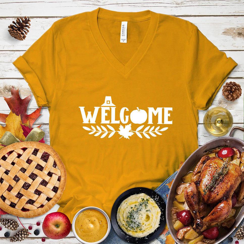 Welcome Fall V-Neck - Brooke & Belle