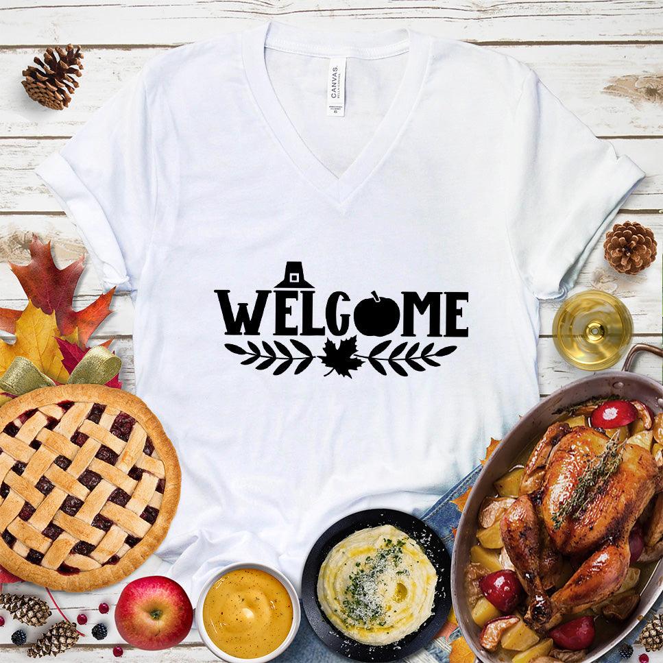 Welcome Fall V-Neck - Brooke & Belle