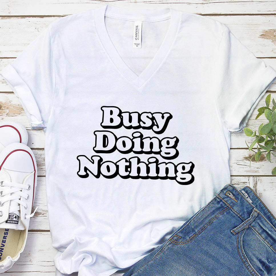 Busy Doing Nothing V-Neck