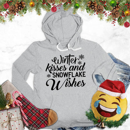 Winter Kisses And Snowflake Wishes Hoodie - Brooke & Belle