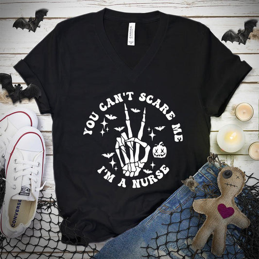 You Can't Scare Me I'm A Nurse Version 2 V-Neck - Brooke & Belle
