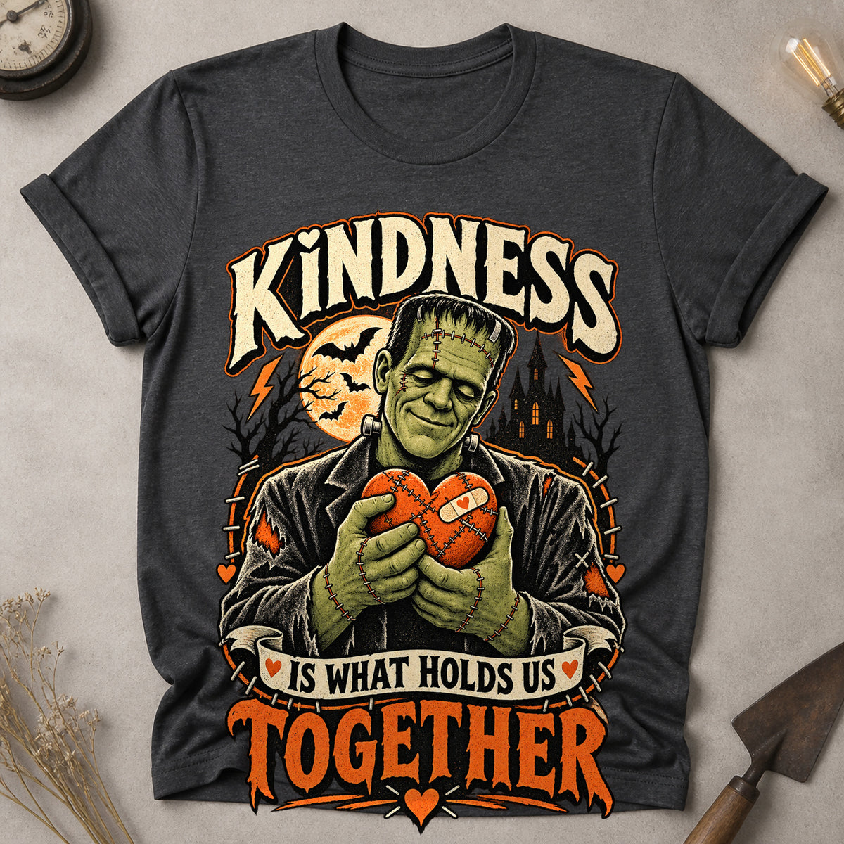 Holds Us Together T-shirt - Dark Heather - Brooke & Belle