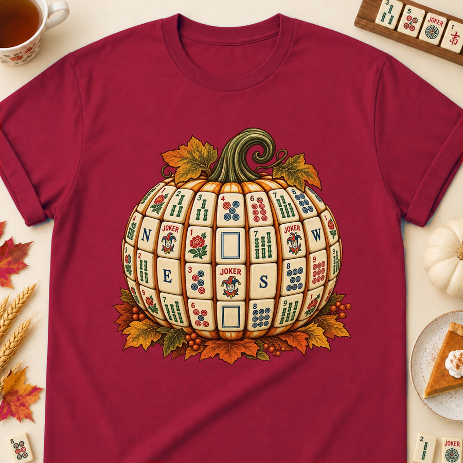 Mahjong Tile Pumpkin T-Shirt
