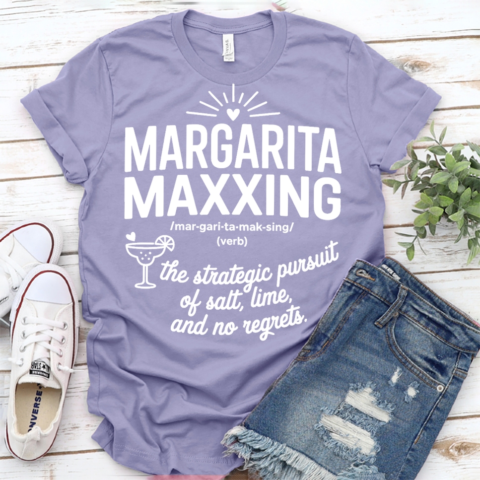 Margarita Maxxing T-Shirt - Dark Lavender - Brooke & Belle