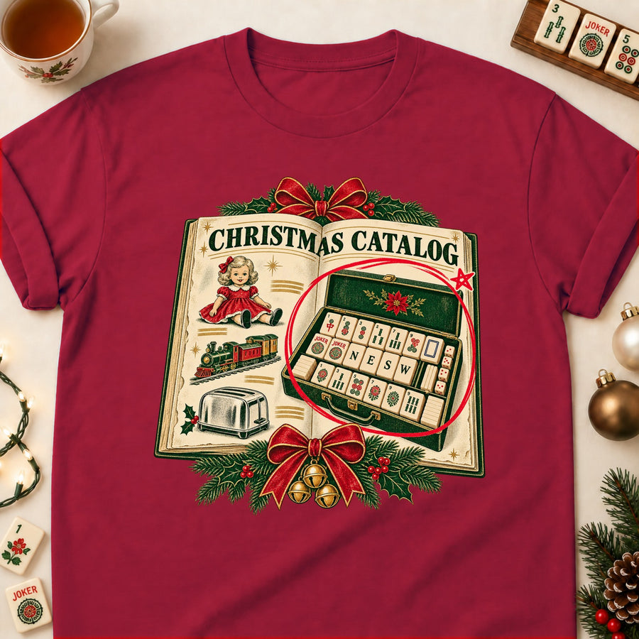 The Christmas Catalog Mahjong T-Shirt