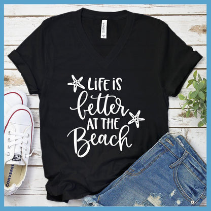 Life Is Better At The Beach V-neck