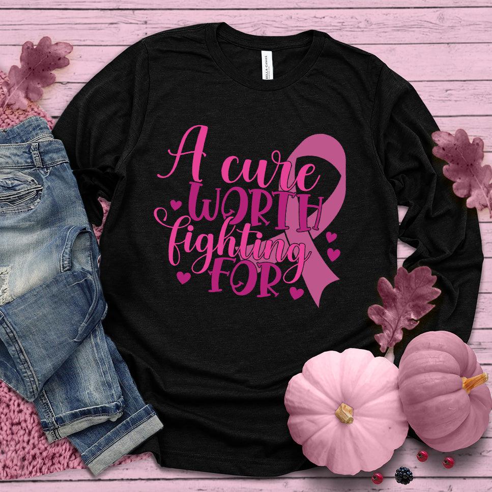 A Cure Worth Fighting For Version 2 Colored Edition Long Sleeves - Brooke & Belle