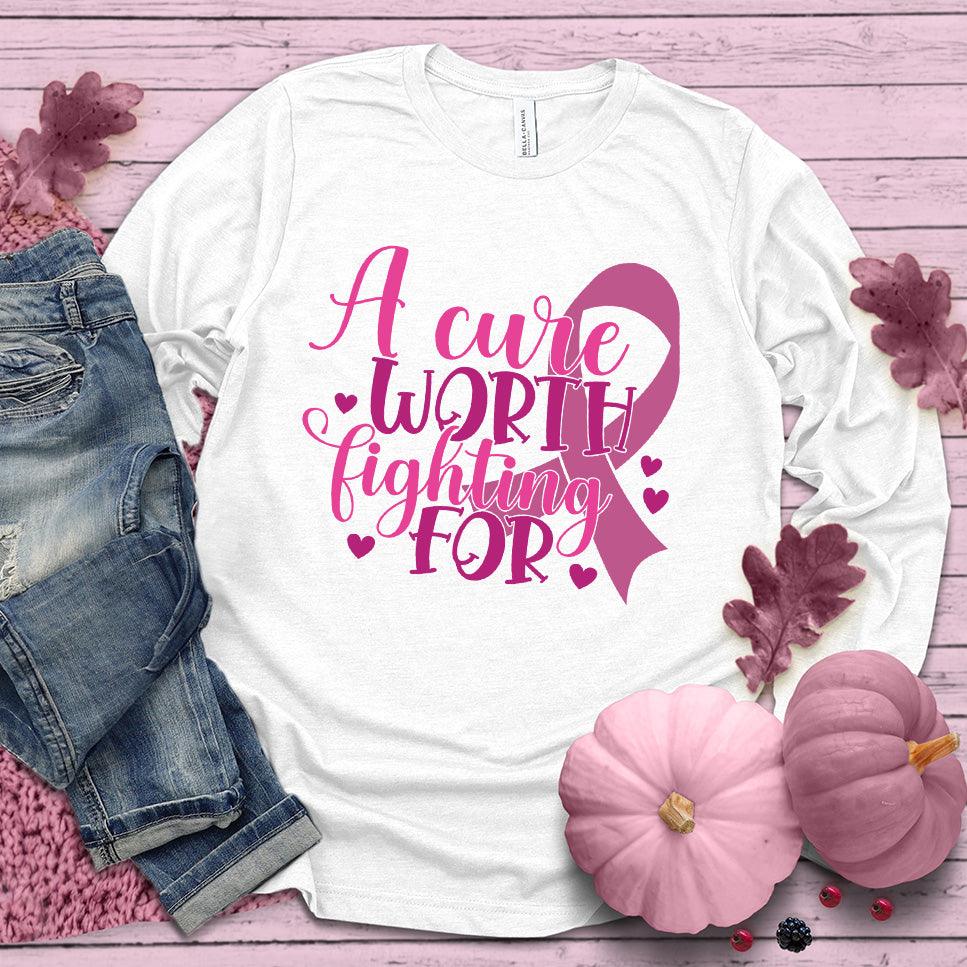 A Cure Worth Fighting For Version 2 Colored Edition Long Sleeves - Brooke & Belle
