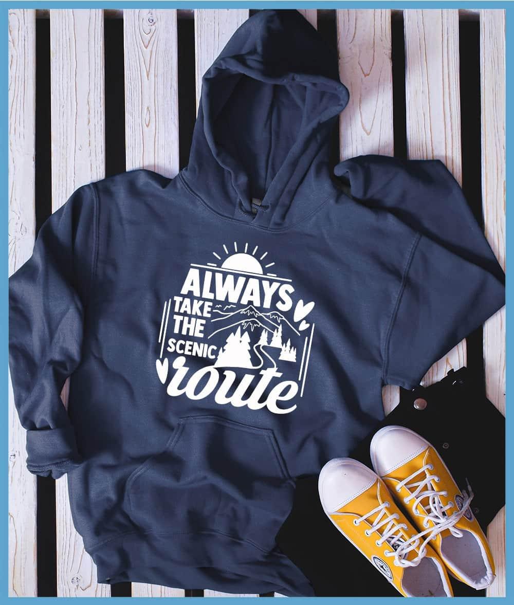 Always Take The Scenic Route Hoodie - Brooke & Belle