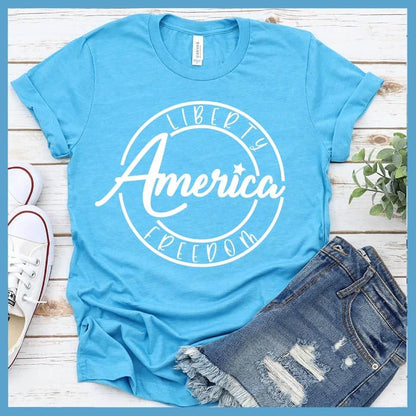 America Liberty Freedom T-Shirt - Brooke & Belle